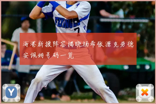 海港新援阵容揭晓杨希张源克劳德安佩姆号码一览
