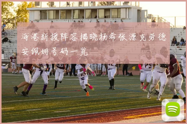 海港新援阵容揭晓杨希张源克劳德安佩姆号码一览