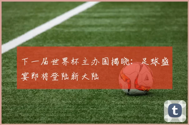 下一届世界杯主办国揭晓：足球盛宴即将登陆新大陆