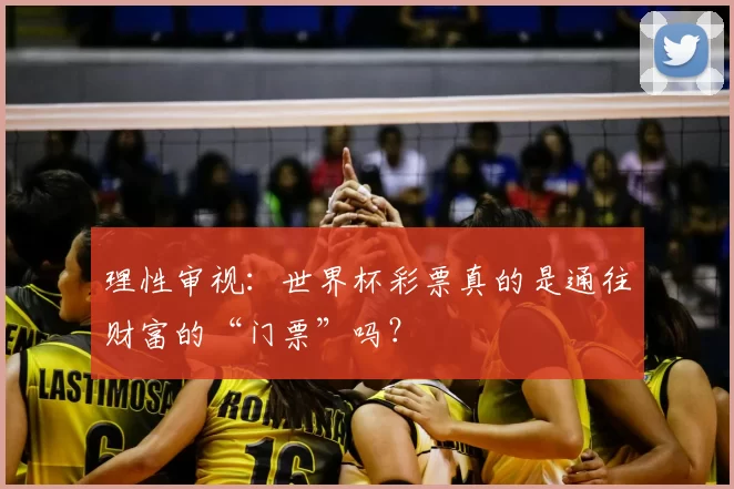 理性审视：世界杯彩票真的是通往财富的“门票”吗？